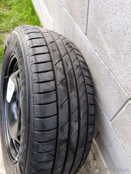 Disk R16, 6,5Jx16, 5x112, ET46 + letné pneu Kumho 205/60 R16 - 5