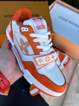 Louis vuitton tenisky orange full box - 5