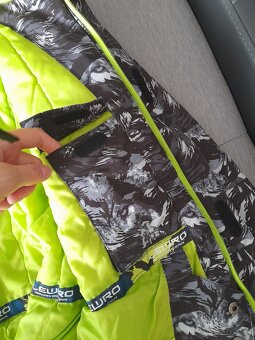 Chlapčenská lyžiarska bunda LEWRO 152/158 - 5
