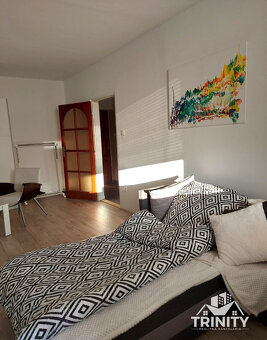 Na prenájom kompletne zariadený 1-izbový byt s balkónom v me - 5