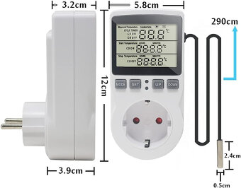 Zásuvkový termostat KETOTEK KT3100 - 5
