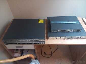 Cisco LAB, Catalyst 3750 48 10/100 PoE + 4 SFP, Cisco C2811 - 5
