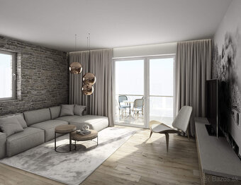 PREDAJ: 2i apartmán 57,57m2 pod lyž.vlekom Čierny Balog - 5