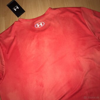 ŠPORTOVÉ TRIČKO UNDER ARMOUR červené - veľ. XL (L) + darček - 5