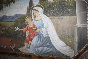 Olejomalba,Starý obraz zo Sakrálnou tématikou - 5