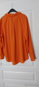 Košeľa, Blúzka oranžová veľ. 46 - 5