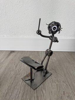 Štýlová kovové postavičky - figúrky - 5