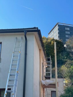 Oprava komínov, výmena žľabov, podbitie plechových šablón. - 5