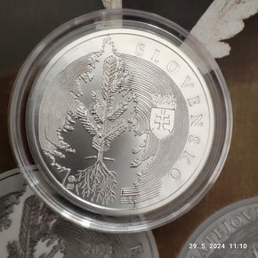 Predám strieborné zberateľské euromince BK - 5