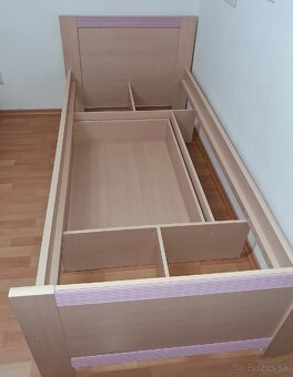 Dievčenská posteľ 90x200cm + rošt - 5