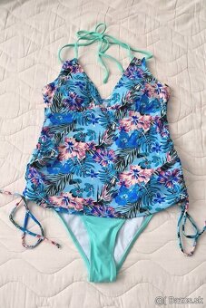 Plavky dvojdielne čierne M - 5