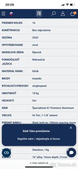 Specialized bicykel 16’’ - 5