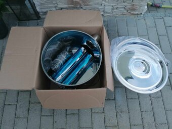 Kotlikový set na guláš 22 l antikor - 5