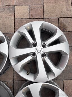 Orig. hliníkové disky Dacia R16, 4x100 - 5