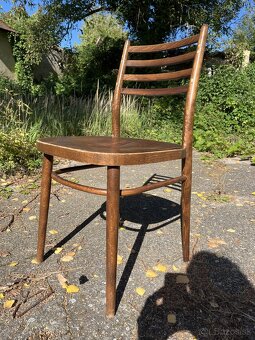 13ks Drevené Retro Vintage Stoličky - 5