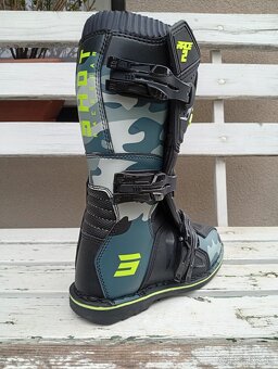 Detské čižmy topánky SHOT camoflage sivé - 5