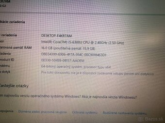 Notebook HP ProBook 640 G2 i5-6300U / 16GB RAM / 256GB SSD - 5