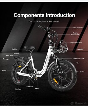 Elektrický bicykel Samebike CO5 PRO - 5