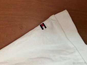 TOMMY HILFIGER originál white pánske polotricko L/XL - 5