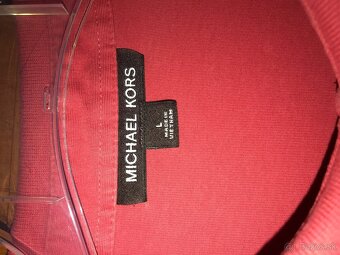 MICHAEL KORS originál tehlové pánske polotricko L - 5