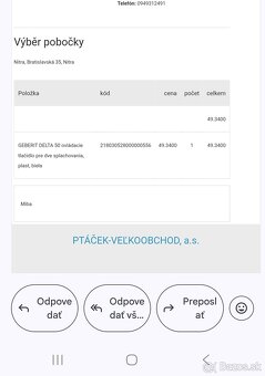 Tlačítko WC Geberit - 5