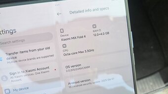 Xiaomi Mix Fold 4 modrý 12/256GB - aj vymením - 5