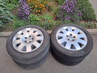 215/55/R17 Zimne - 5x112 - elektróny škoda Ronal - 5