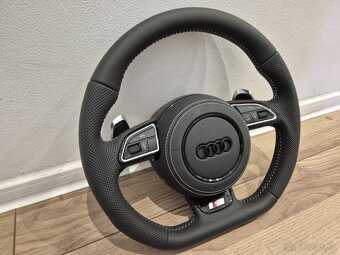 VOLANT AUDI KOŽENÝ MULTIFUNKCNY + AIRBAG - 5