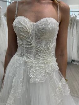 Predám  nove  svadobné šaty - 5