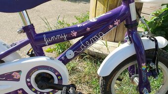 Predám detský bicykel 12,5" s pomocnými kolieskami - 5