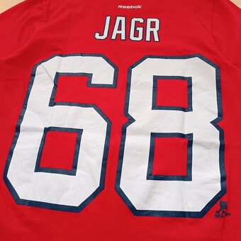 Jaromír JAGR #68 Florida Panthers NHL červené tričko S - 5