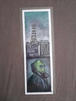 Maľované záložky do kníh Černobyľ/Pripiať - 5