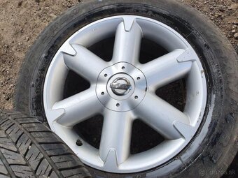 Alu kola Nissan 5x114.3 + pneu Dunlop 225/65 - 5