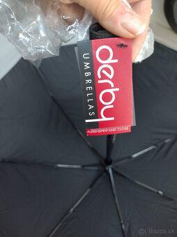 DERBY Hit Magic plneautomaticky čierny dazdnik - 5