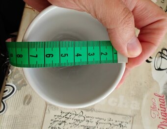 Šálky bez uška 6 kusov - 5