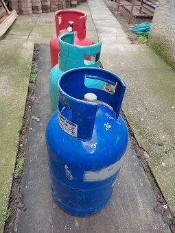 Propán butan fľaše. - 5