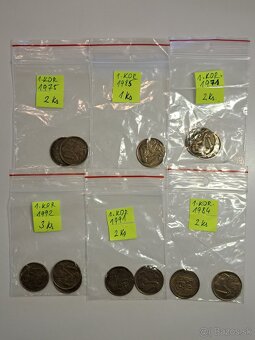 Mince 50 hal,1,2,5, kčs - 5