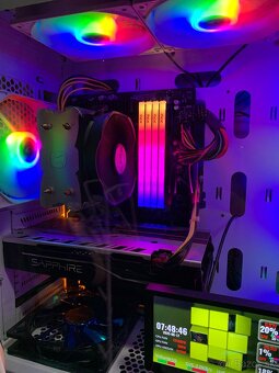 herný PC 32gb ram,i5,8gb grafika s RGB podsvietením - 5