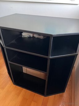 TV-stolík bledý a tmavý - 5