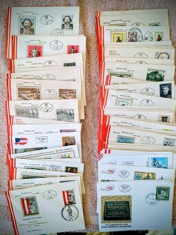 krabica FDC-Rakúsko +prešlá pošta - 5