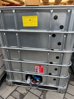 IBC 1000 l plech-čierny Nadoba Nadrz - 5