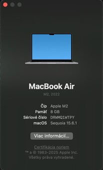Predam Apple Macbook Air 13'' M2, 8GB RAM, 256GB SSD - 5