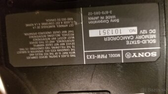 Sony PMW-EX3 Videokamera a stativ - 5