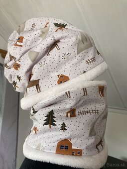 Detské čiapky- zateplené - 5