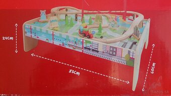 Drevená vláčiková dráha Carousel - 5