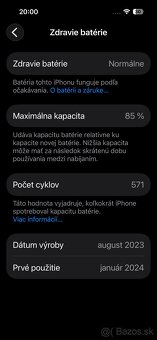 iPhone 15 256GB Top stav - 5