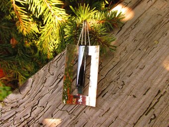 Starý strieborný nadčasový prívesok, Ag 900 - 5