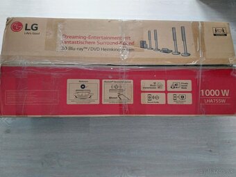 Predám domáce kino LG LHA755W - 5