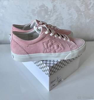 Furla kožené tenisky púdrovo ružové - 5