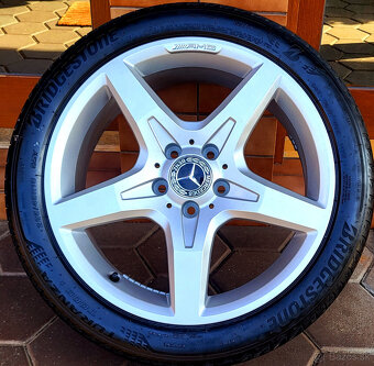 alu R18 5x112 orig. AMG, Mercedes, dvojrozmer (+ letné pneu) - 5